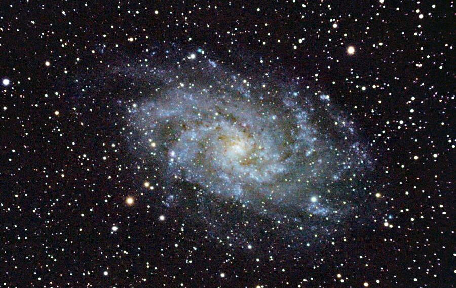 Спиральная галактика в созвездии «Треугольник» (M 33, NGC 598)
