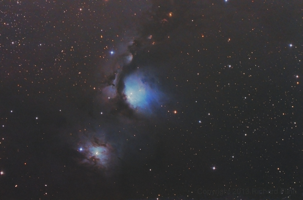 M78 (NGC 2068) – отражательная туманность в созвездии Орион, состоящая из трех объектов: NGC 2064, NGC 2067 и NGC 2071