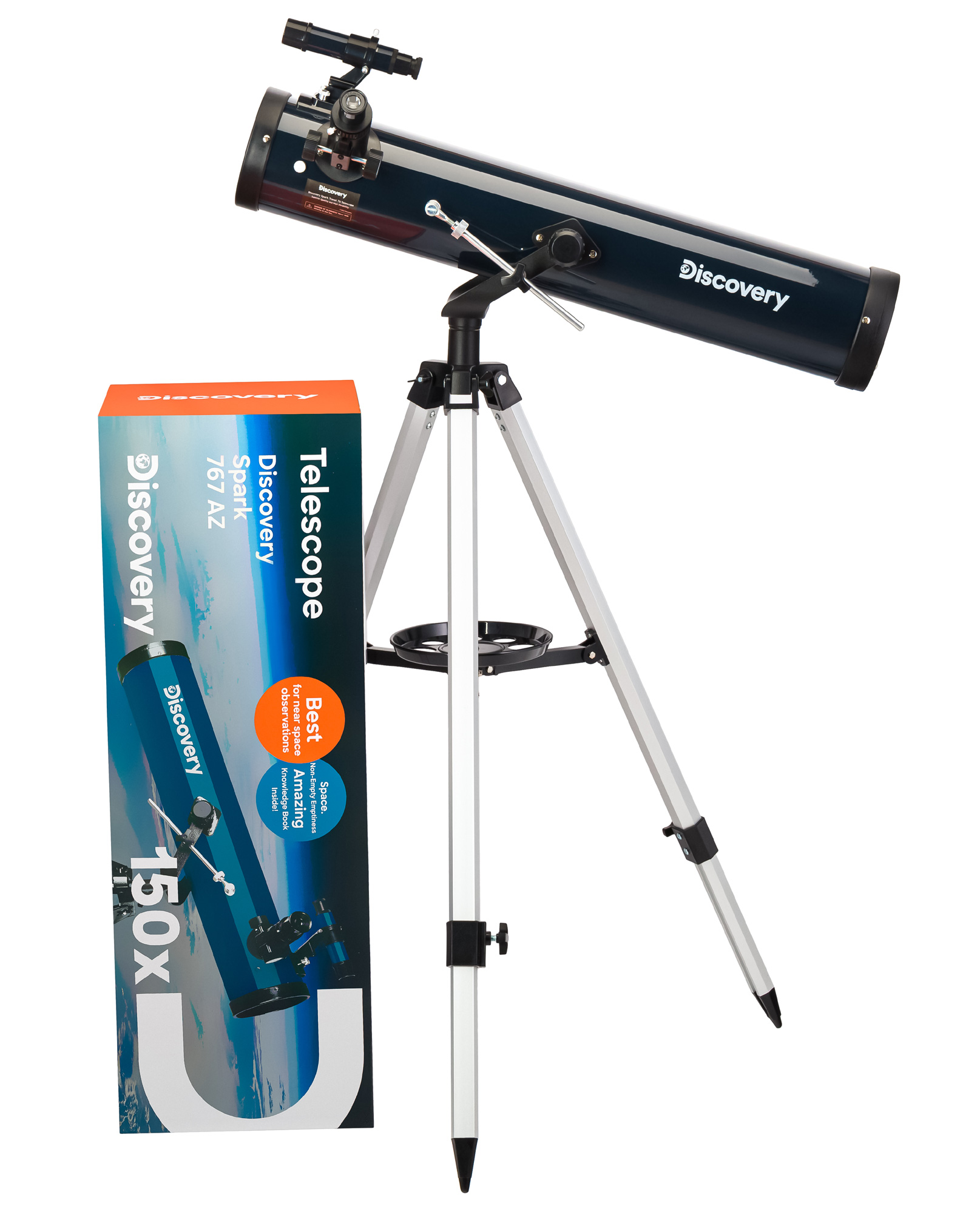 Телескоп Levenhuk Discovery Spark 767 AZ с книгой