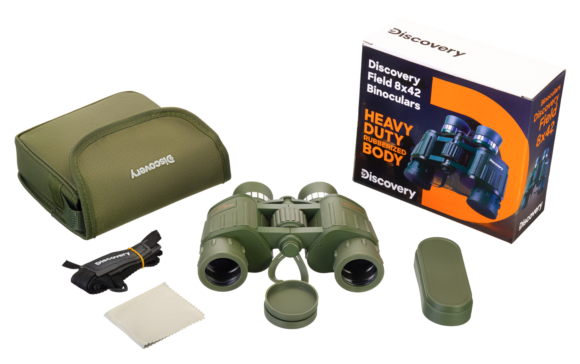 Бинокль Levenhuk Discovery Field 8x42