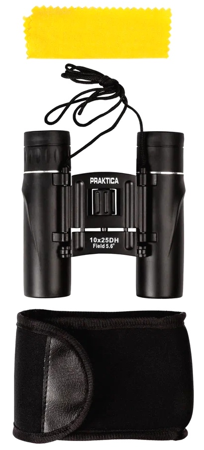 Бинокль PRAKTICA Falcon 10x25, черный