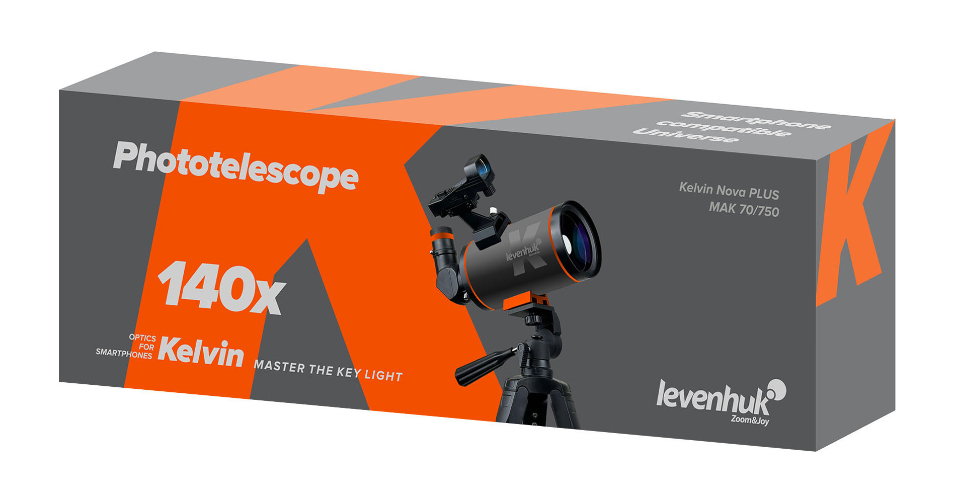 Фототелескоп Levenhuk Kelvin Nova PLUS MAK 70/750 изображение