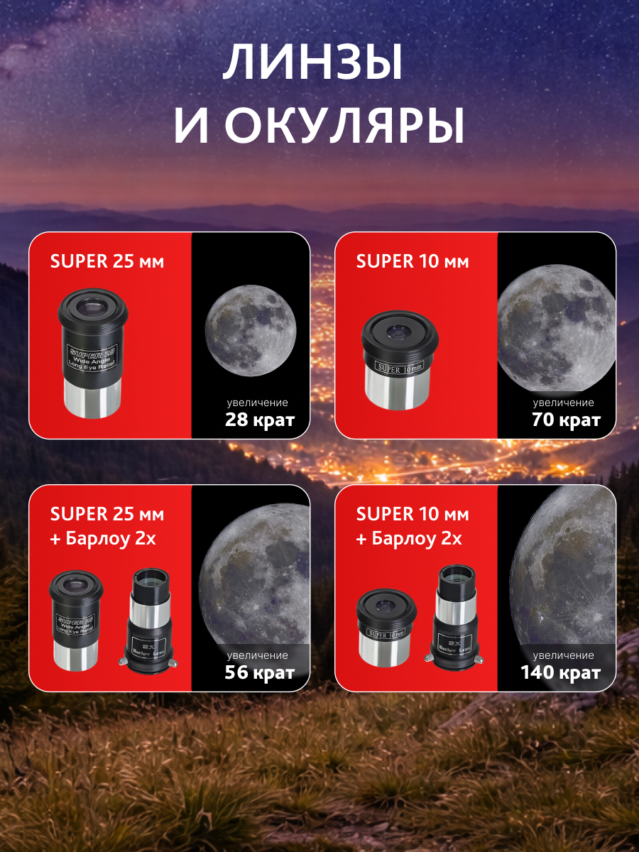 Телескоп Levenhuk New Skyline BASE 76/700 AZ1 картинка