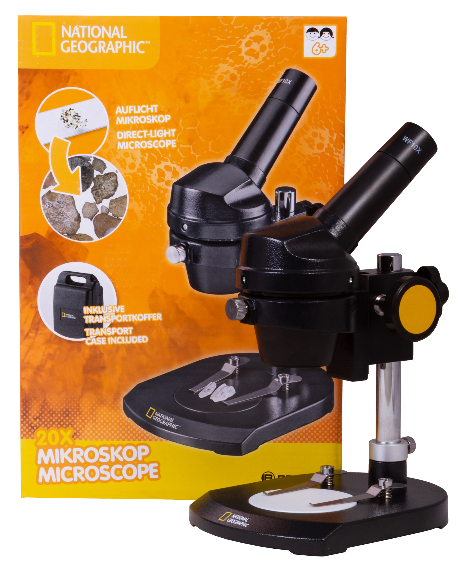 Микроскоп Bresser 20x, монокулярный
