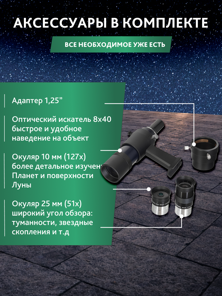 Телескоп Добсона Levenhuk New Skyline PRO 10" (250/1270) фотография