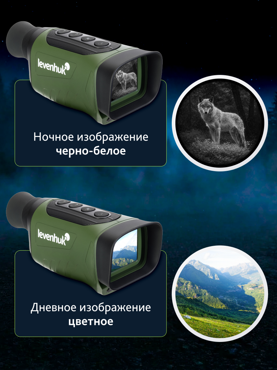 Монокуляр ночного видения Levenhuk Atom Digital DNM50 фото