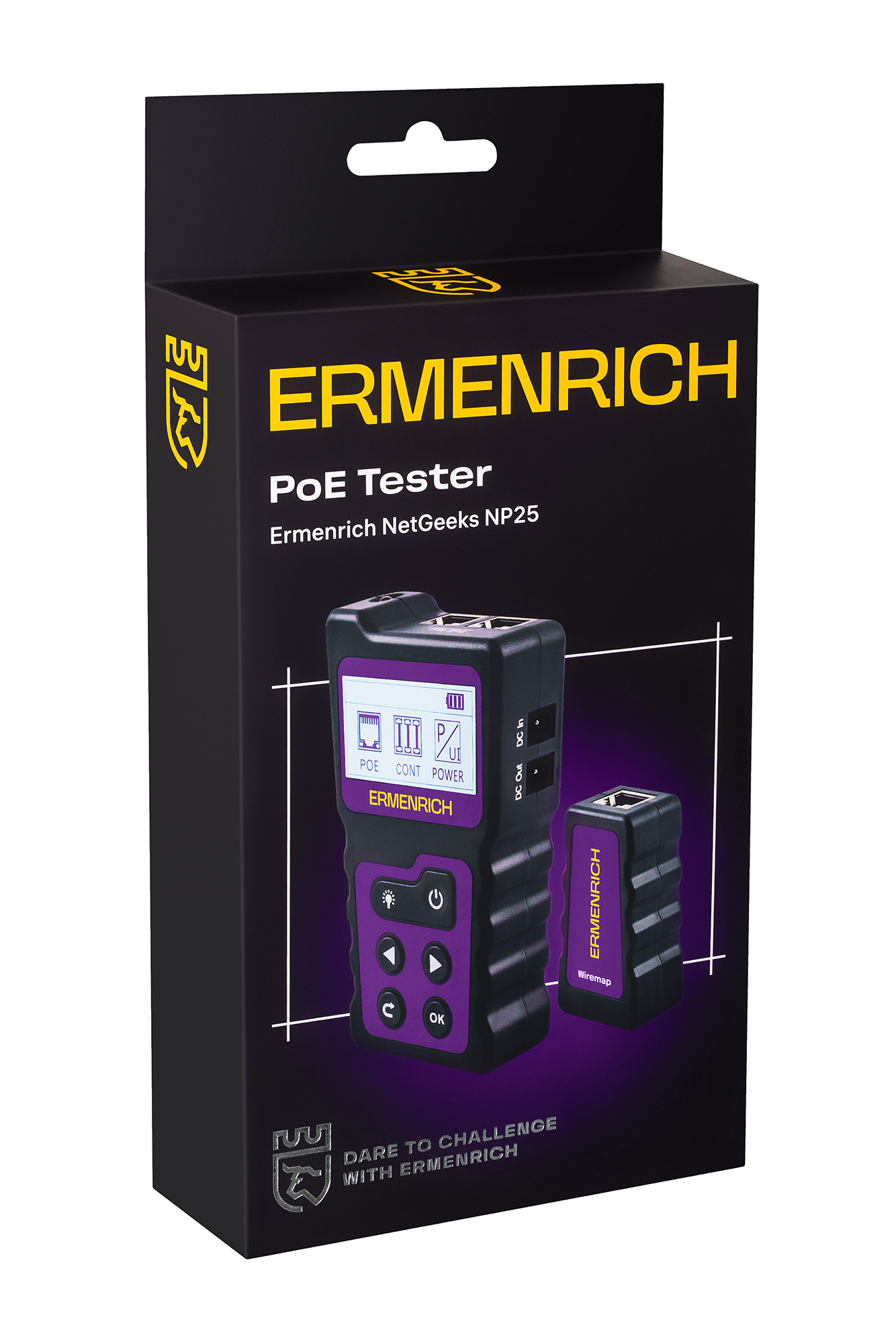 Кабельный PoE-тестер Ermenrich NetGeeks NP25 фотография