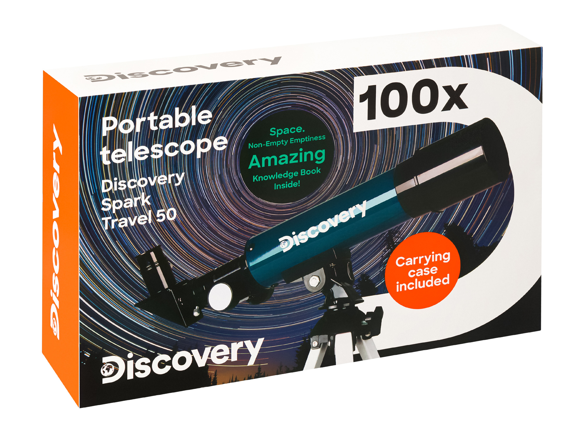 Телескоп Levenhuk Discovery Spark Travel 50 с книгой