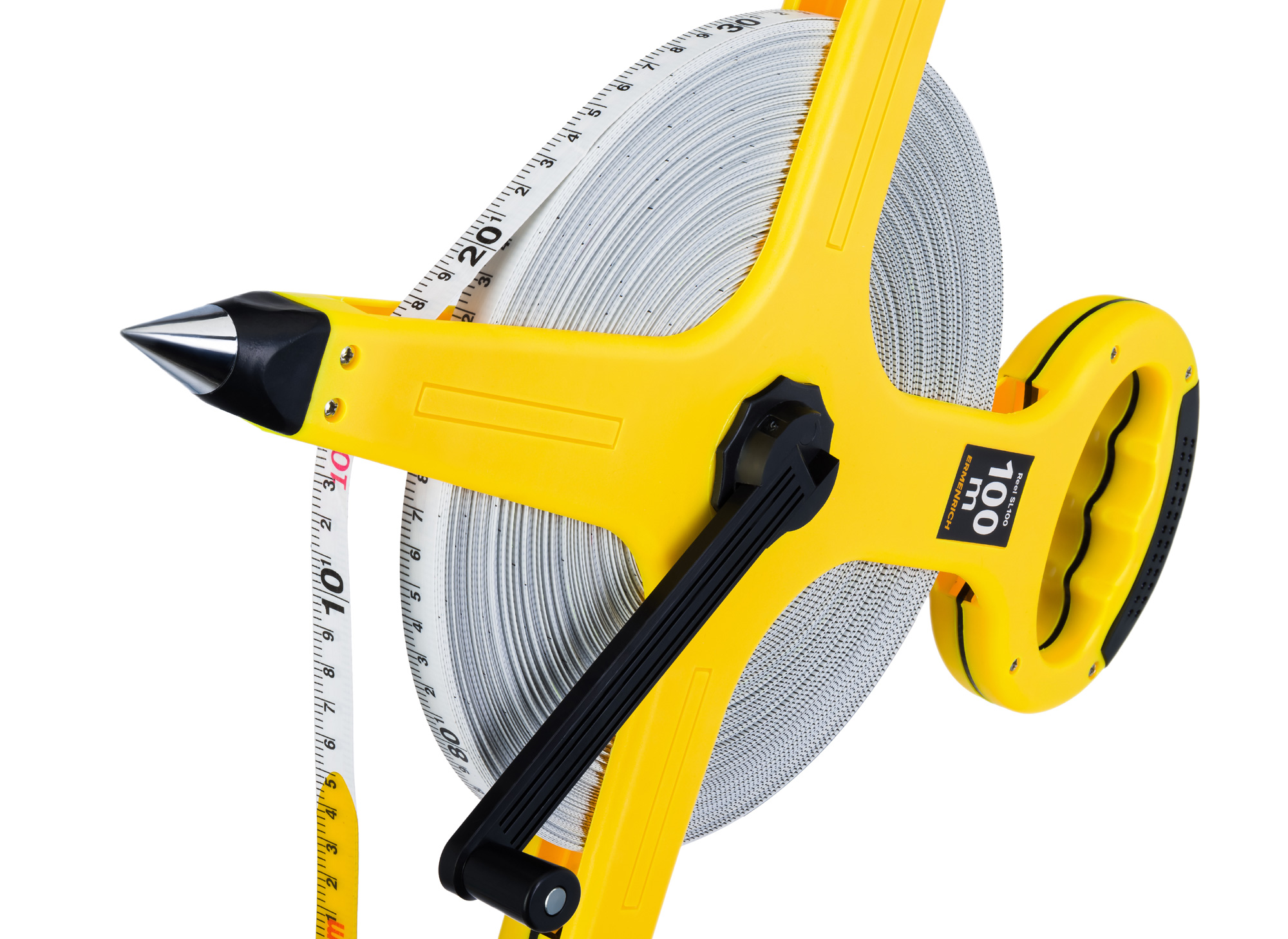 Рулетка геодезическая Ermenrich Reel SL100 фотография