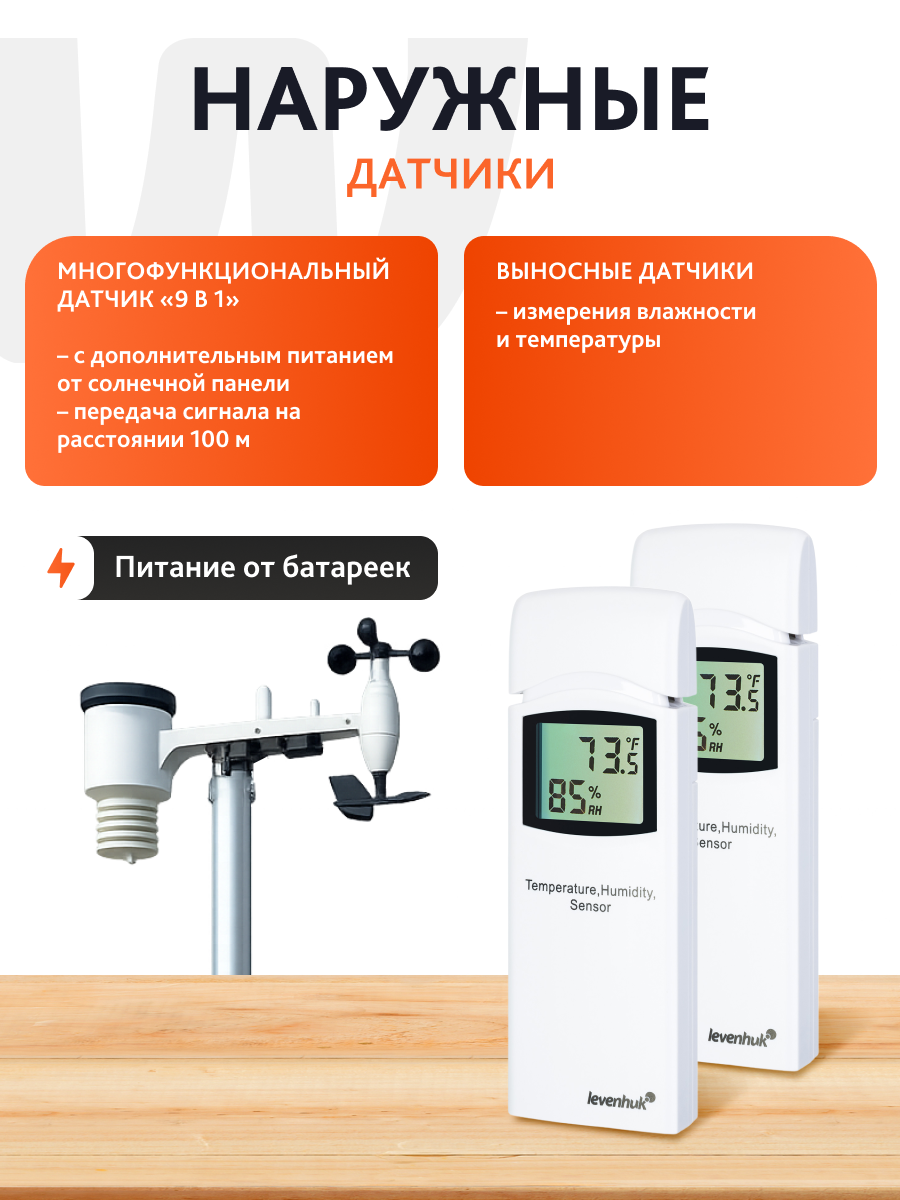 Метеостанция Levenhuk Wezzer PRO LP500 фото