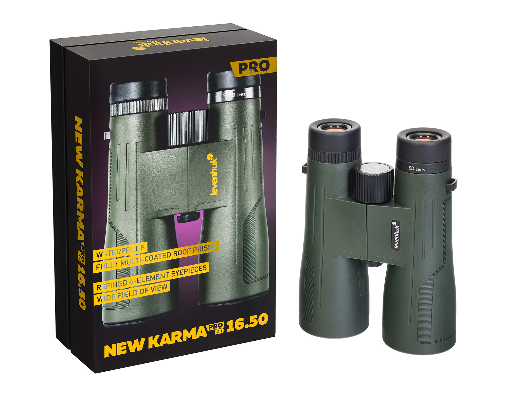 Бинокль Levenhuk New Karma PRO ED 16x50