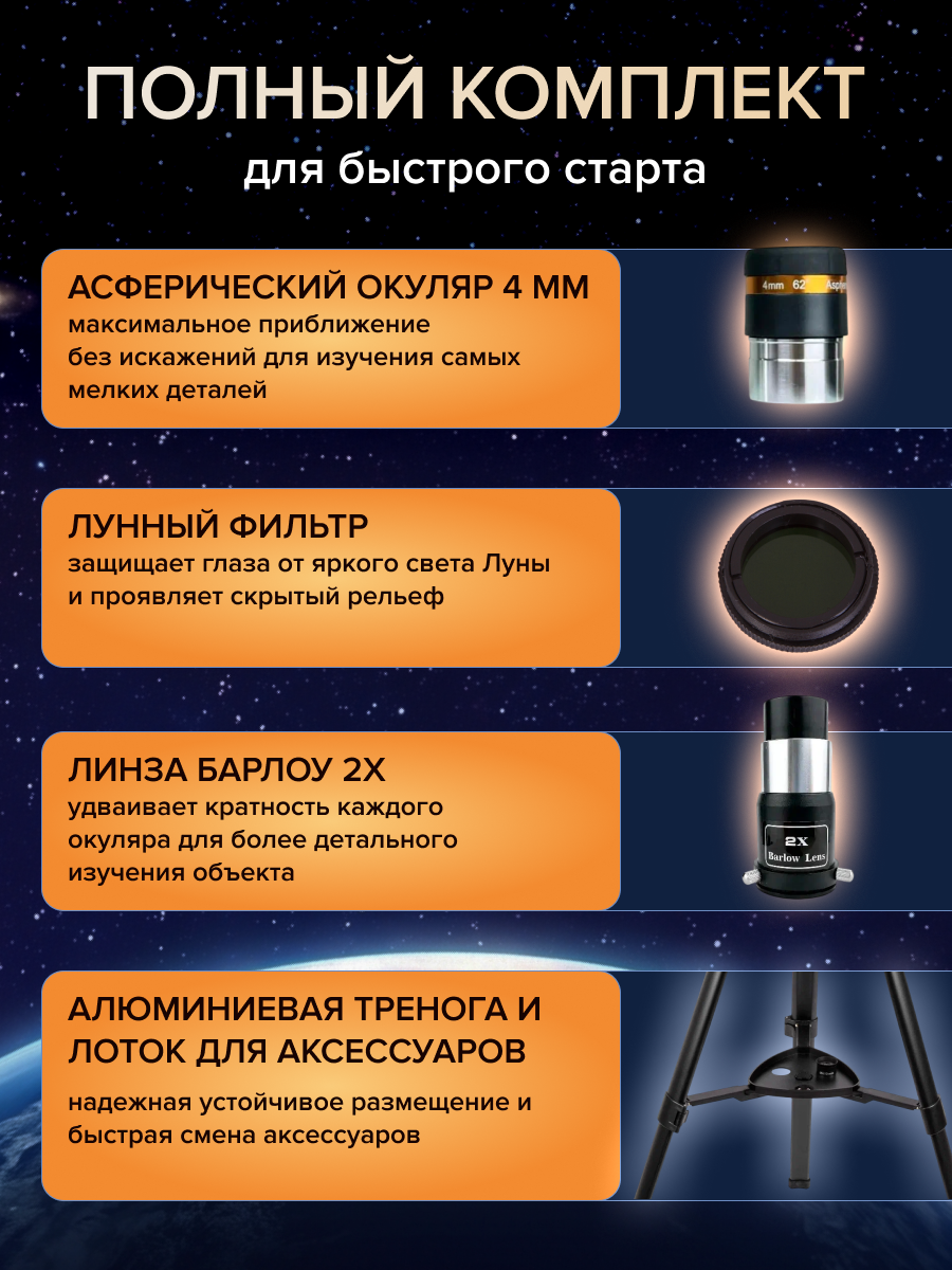 Фототелескоп Levenhuk Kelvin Nova PLUS 114/500 фото