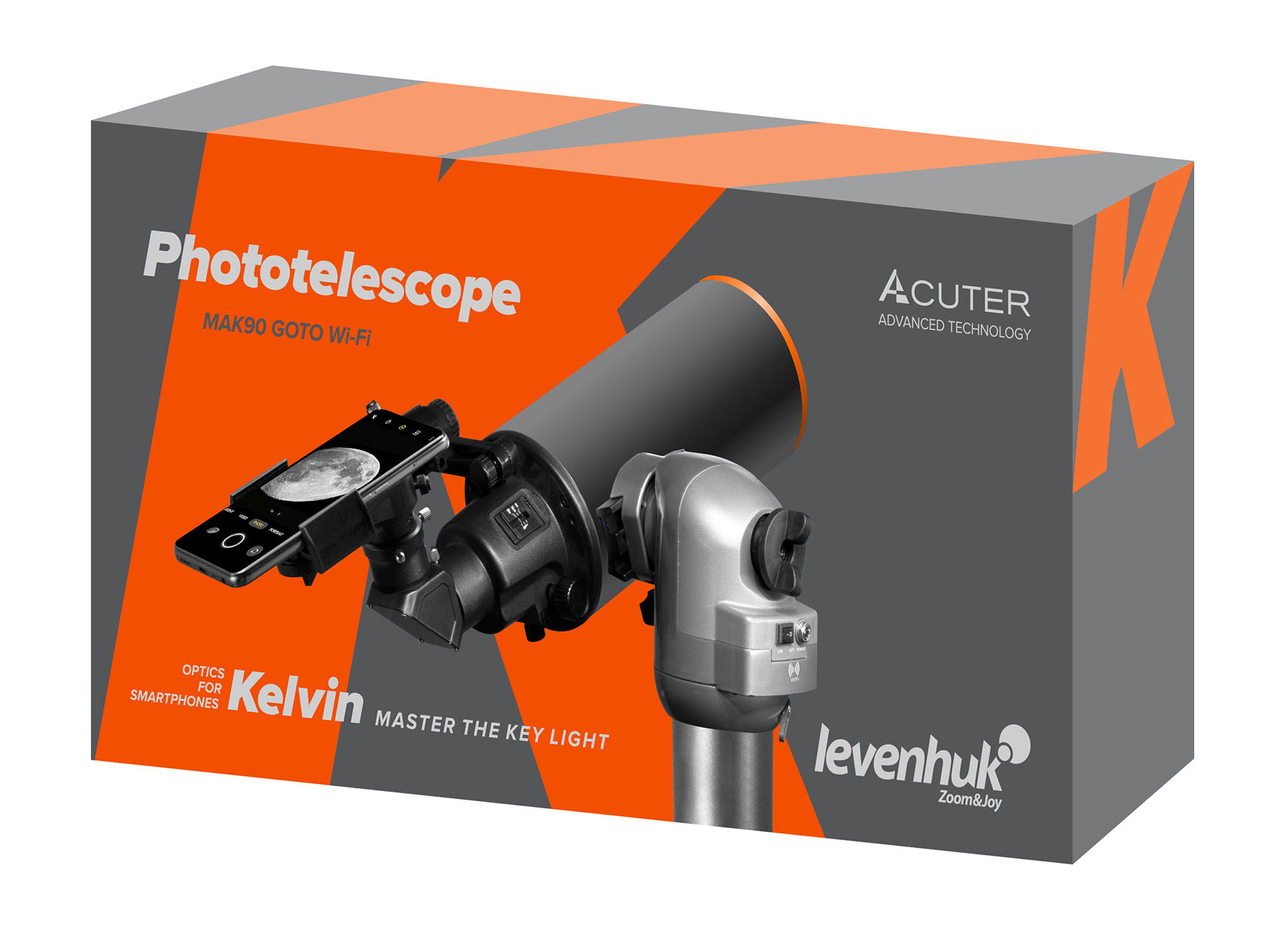 Фототелескоп Levenhuk Kelvin MAK90 AZ GOTO Wi-Fi картинка
