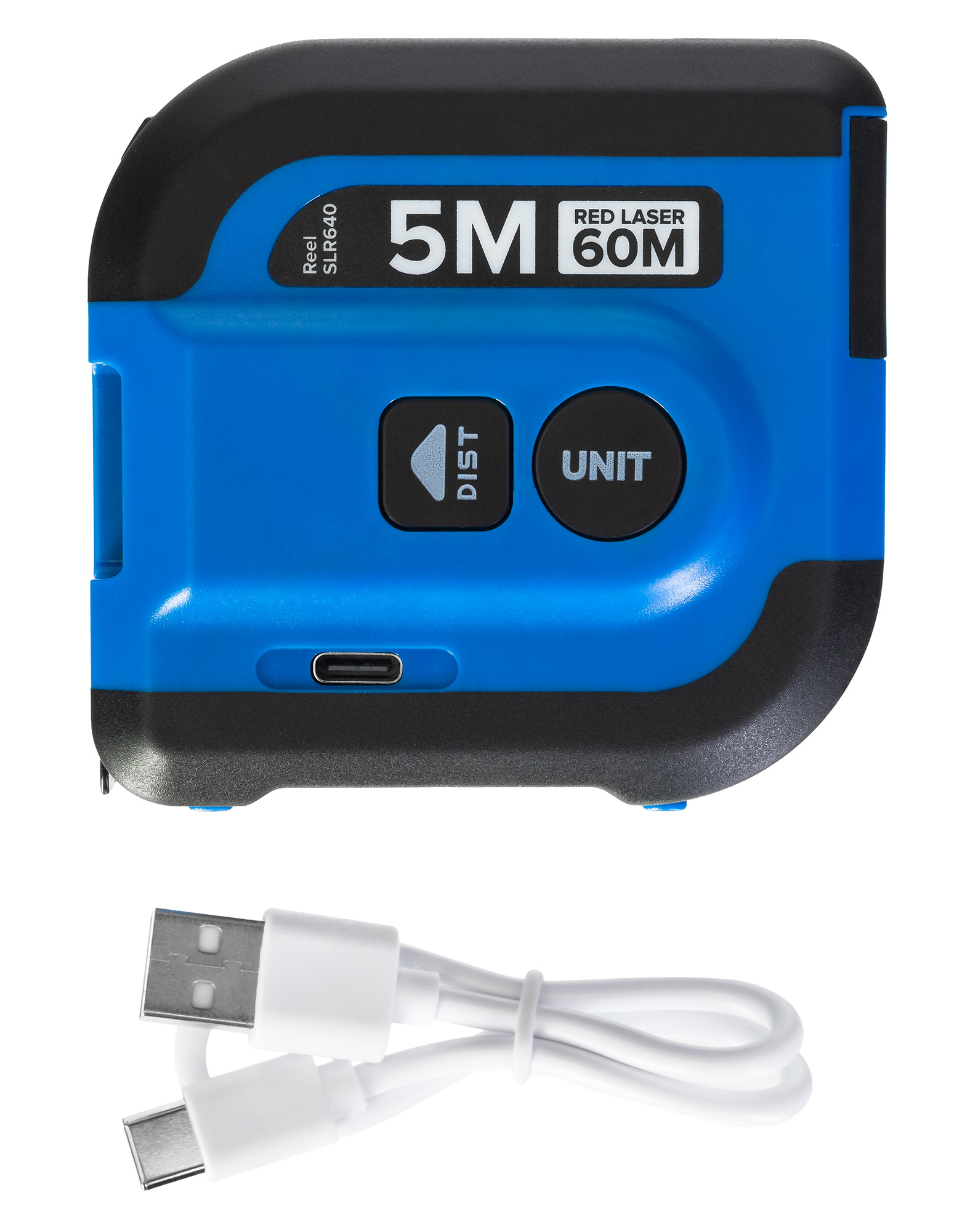 Рулетка с лазерным дальномером Ermenrich Reel SLR640 изображение