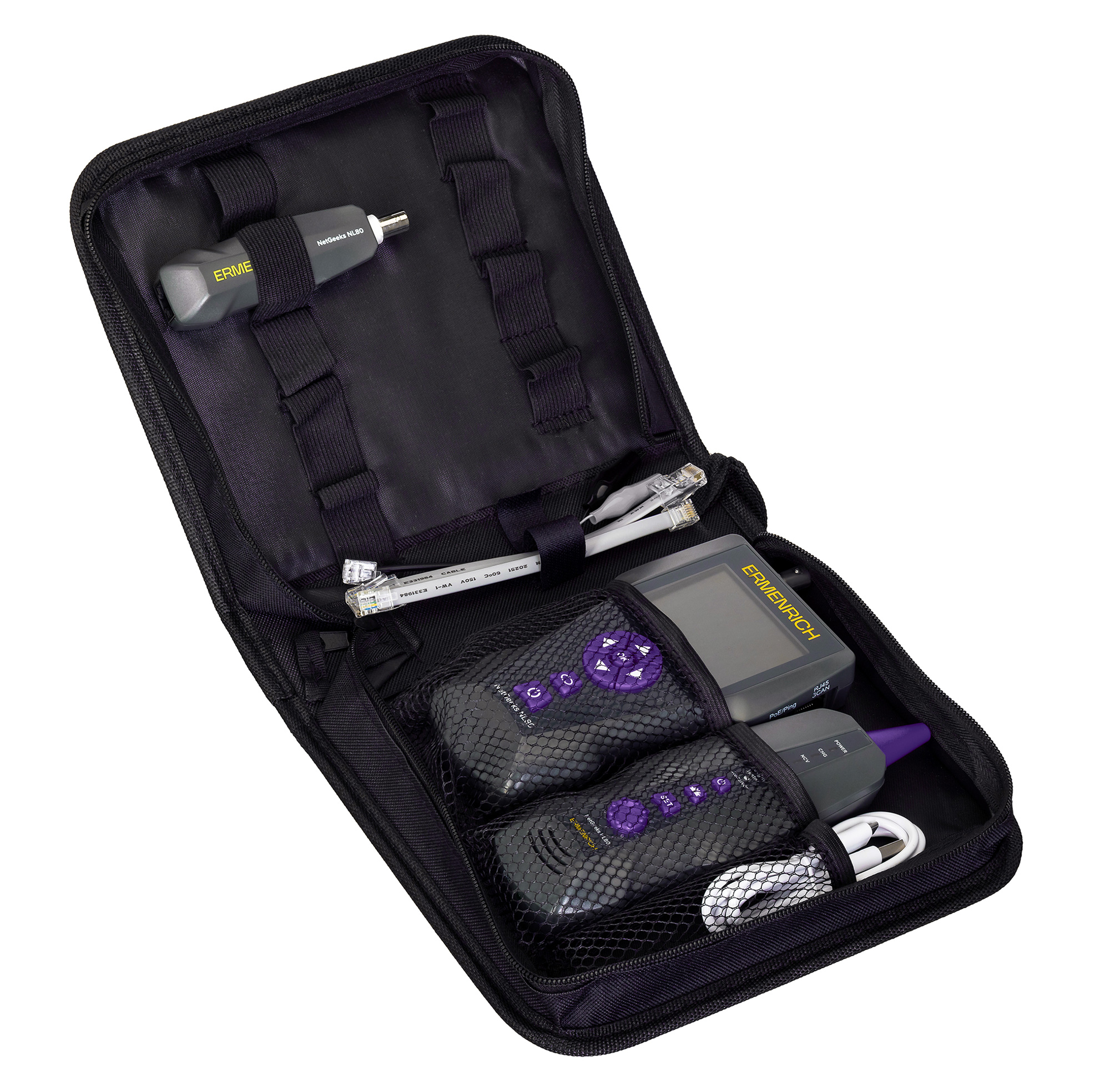 Измеритель длины кабеля Ermenrich NetGeeks NL80 фотография
