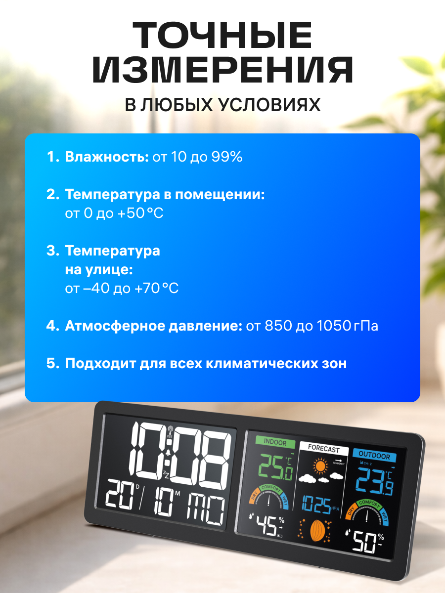 Метеостанция Ermenrich Report WR70 изображение