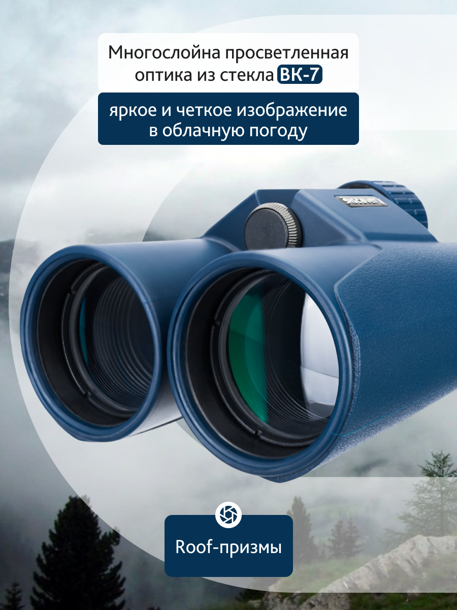 Бинокль Levenhuk Discovery Elbrus 10x42 фотография