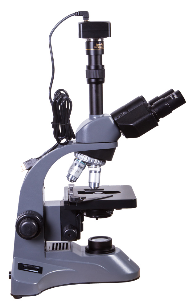Микроскоп цифровой Levenhuk D740T, 5,1 Мпикс, тринокулярный