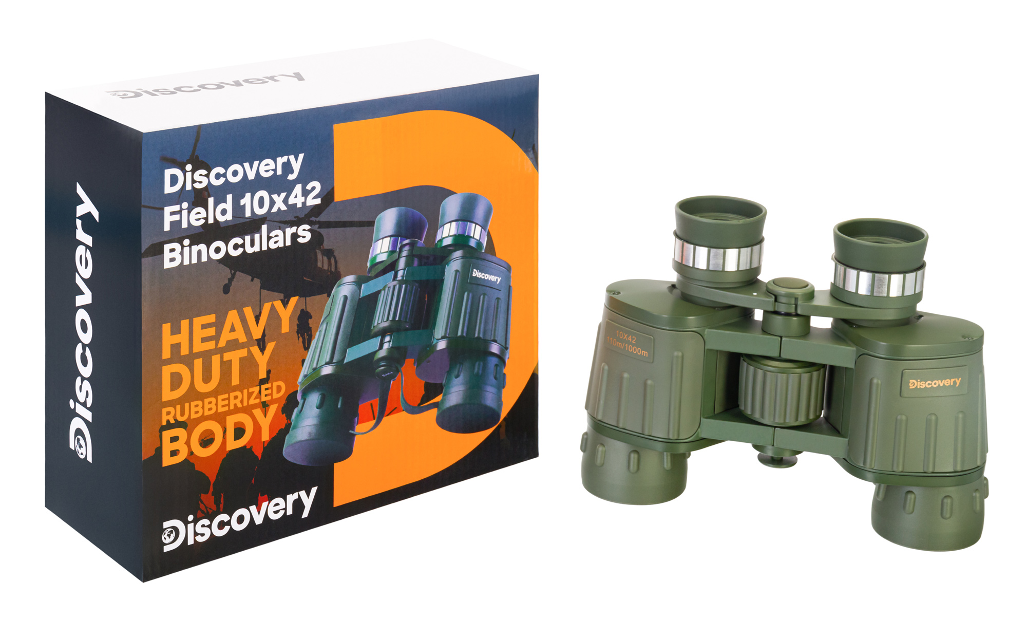 Бинокль Levenhuk Discovery Field 10x42