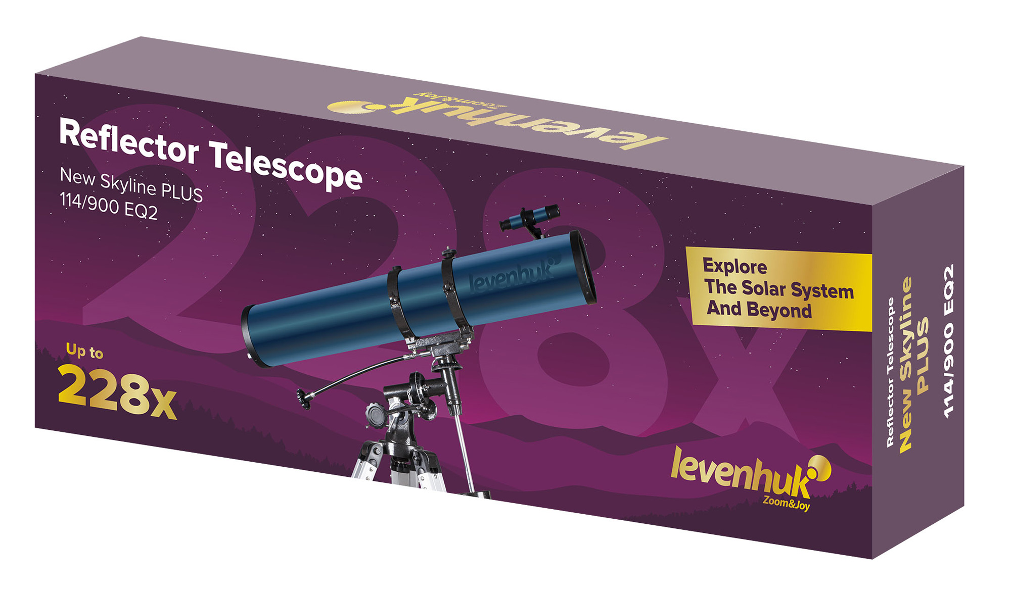 Телескоп Levenhuk New Skyline PLUS 114/900 EQ2 изображение