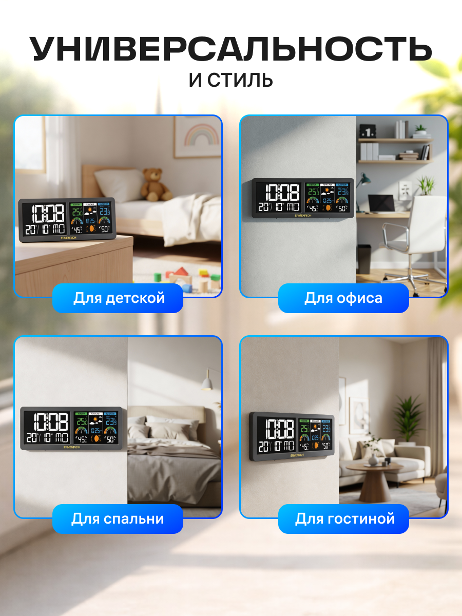 Метеостанция Ermenrich Report WR70 фото