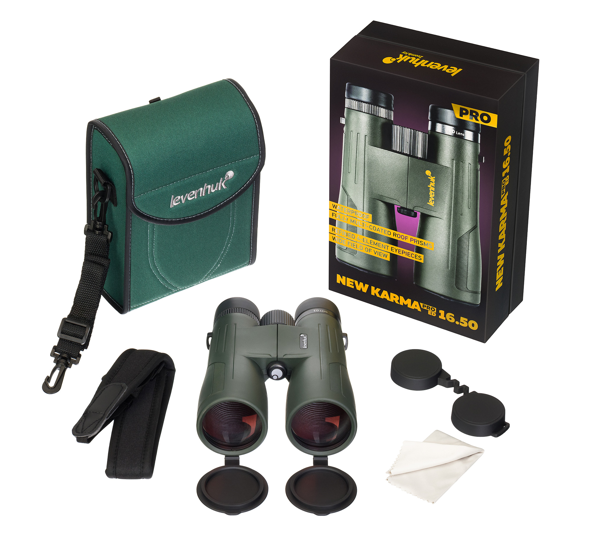 Бинокль Levenhuk New Karma PRO ED 16x50