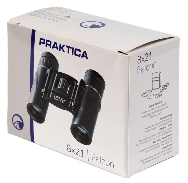 Бинокль PRAKTICA Falcon 8x21, черный