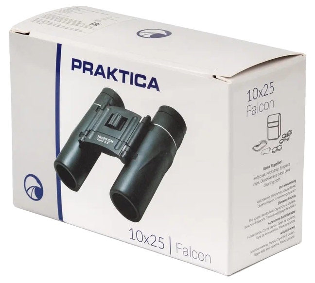 Бинокль PRAKTICA Falcon 10x25, черный