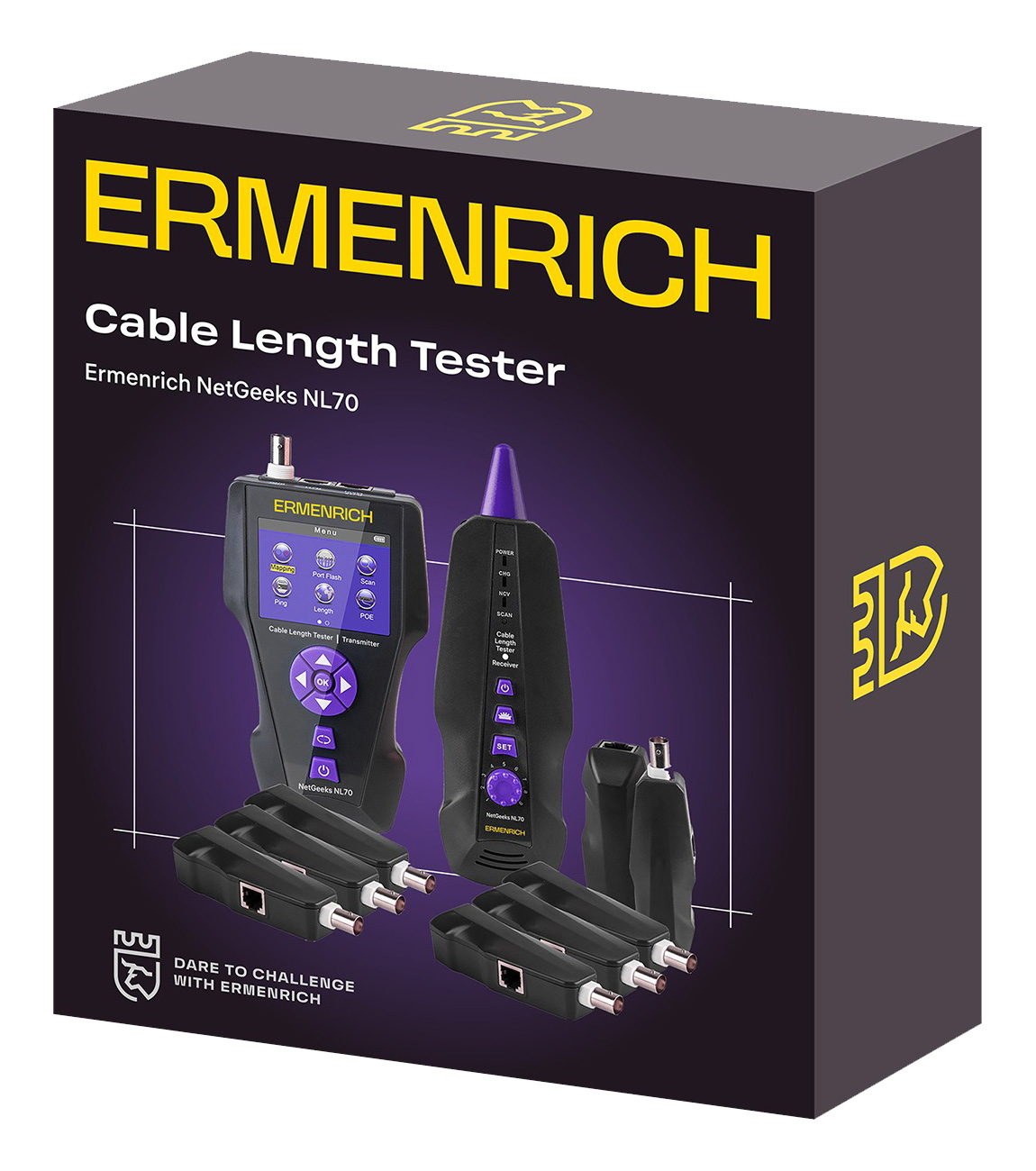 Измеритель длины кабеля Ermenrich NetGeeks NL70 изображение