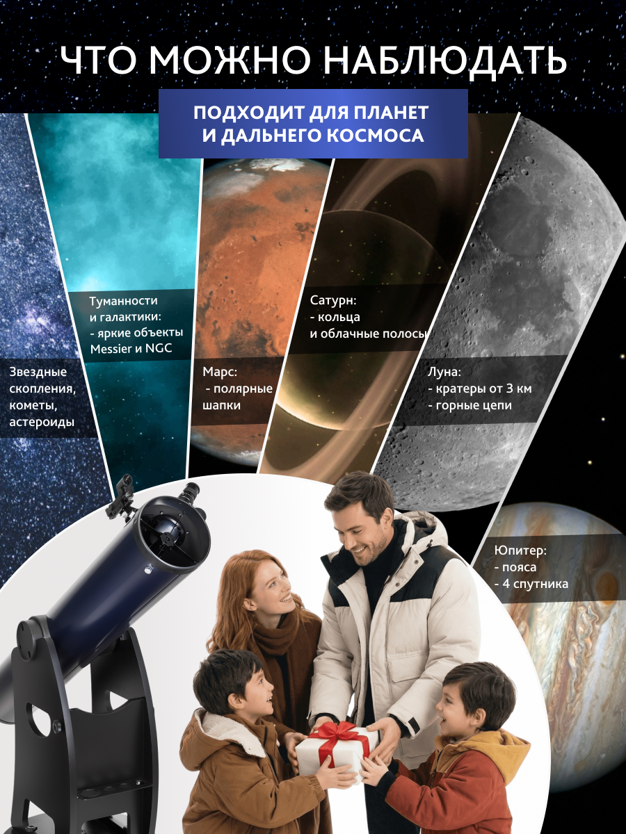 Телескоп Добсона Levenhuk New Skyline PLUS 6" (150/1200) фото