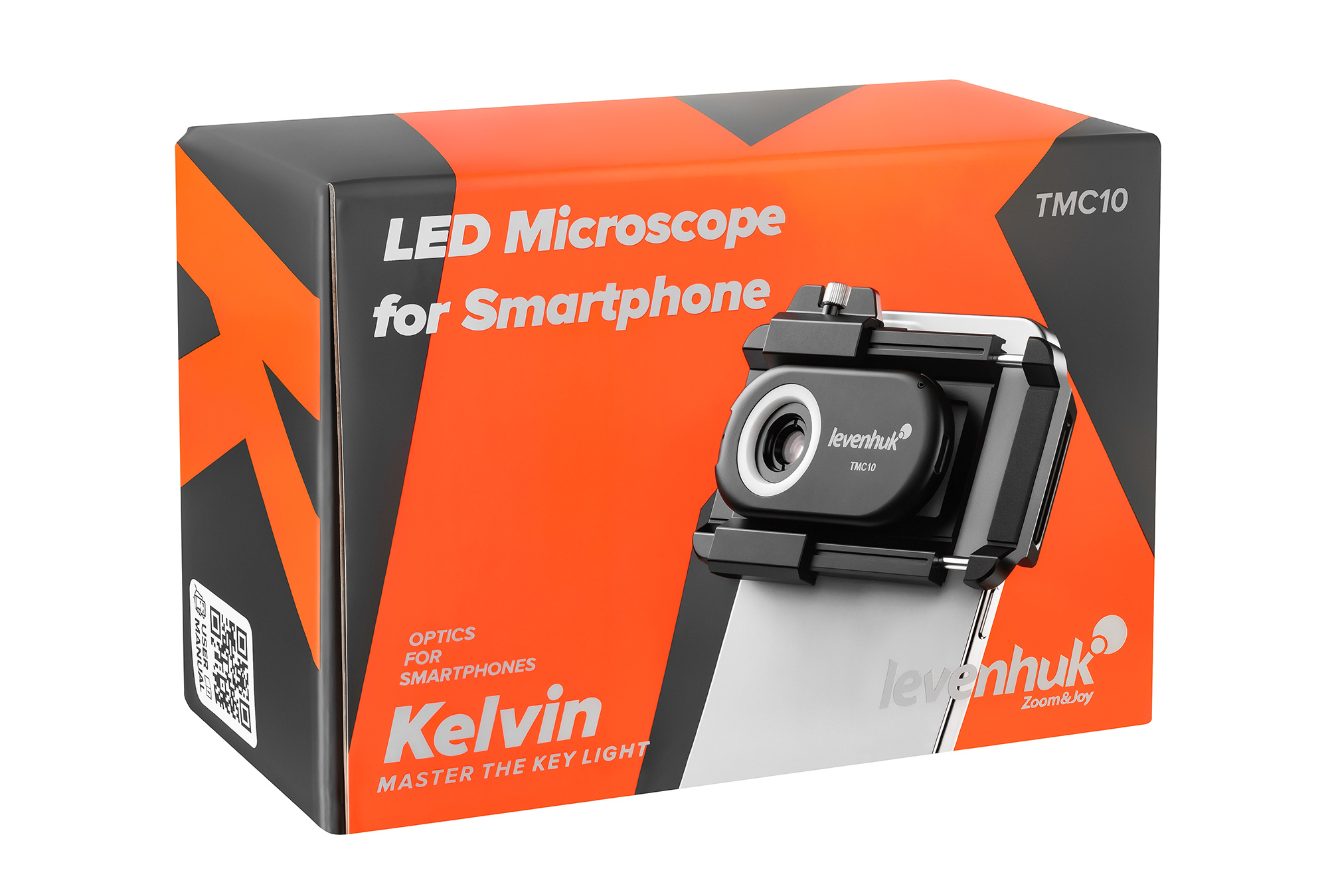 Микроскоп для телефона с подсветкой Levenhuk Kelvin TMC10 фотография
