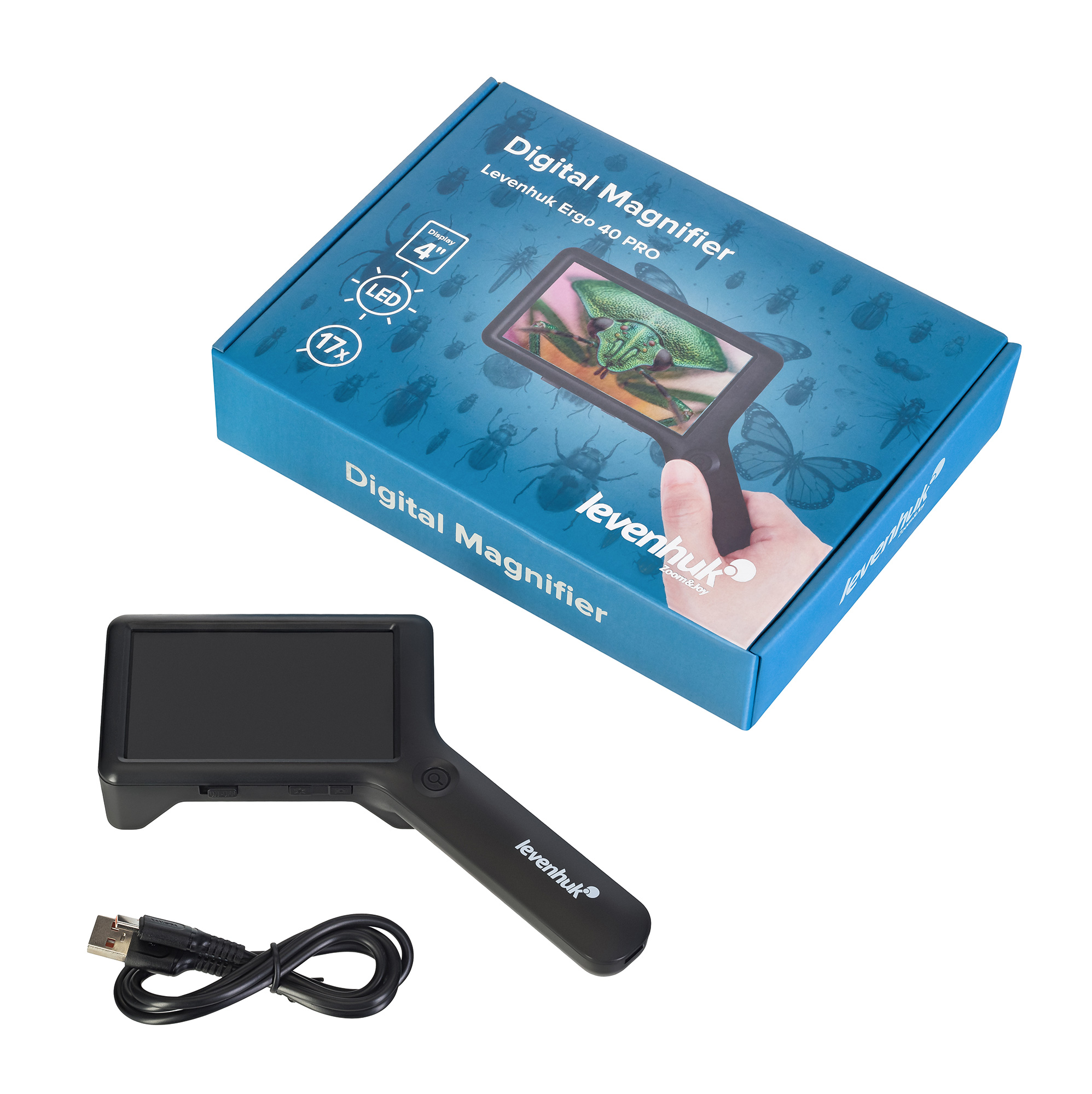 Лупа цифровая Levenhuk ERGO 40 PRO