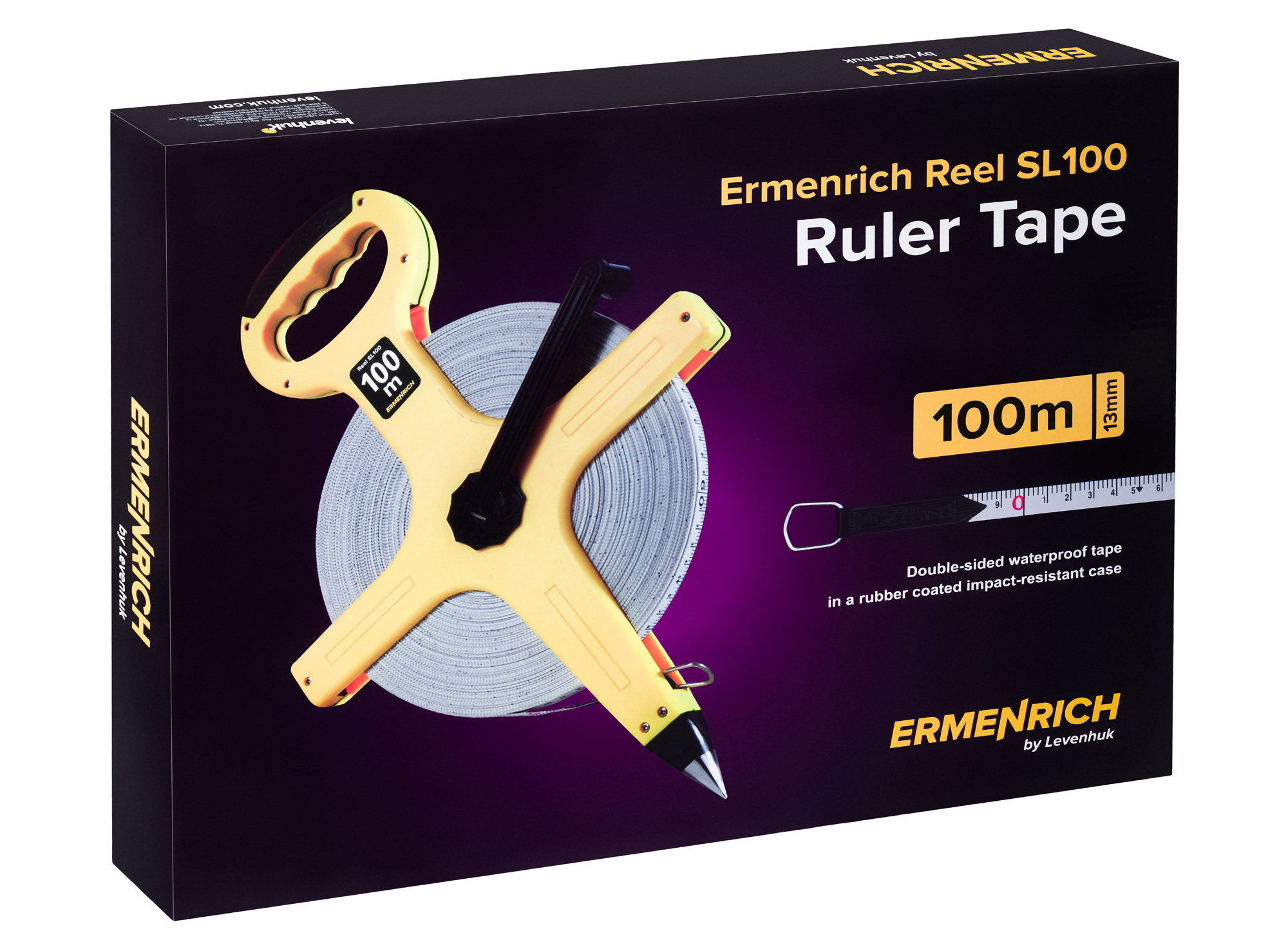 Рулетка геодезическая Ermenrich Reel SL100 изображение