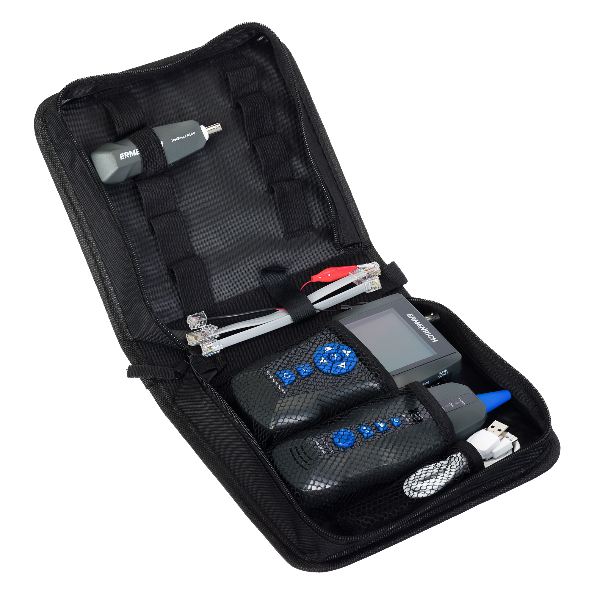 Измеритель длины кабеля Ermenrich NetGeeks NL80 фотография