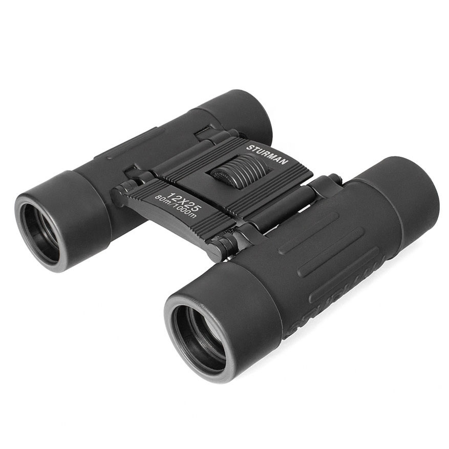 Бинокль STURMAN 12x25, черный