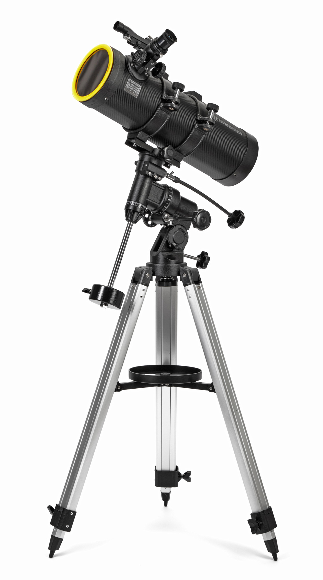 Телескоп Bresser (Брессер) Spica 130/1000 EQ3, с адаптером для смартфона 74249 - фото 1