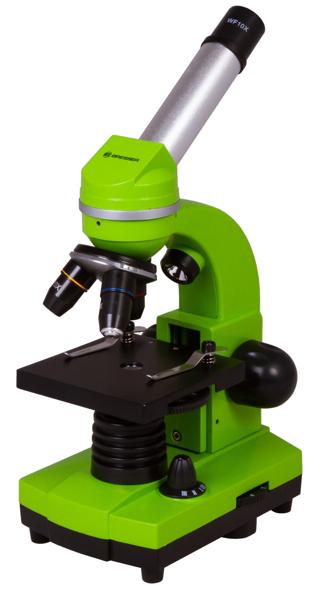 Микроскоп Bresser (Брессер) Junior Biolux SEL 40–1600x, зеленый 74319 - фото 1