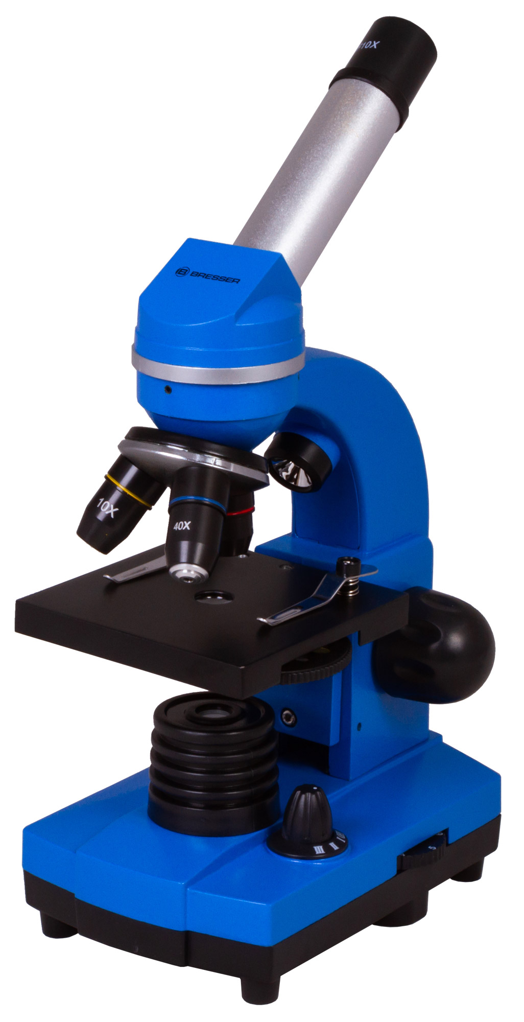 Микроскоп Bresser (Брессер) Junior Biolux SEL 40–1600x, синий