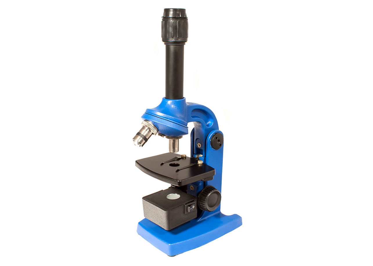 Микроскоп «Юннат 2П-1», синий, с подсветкой 76898 - фото 1