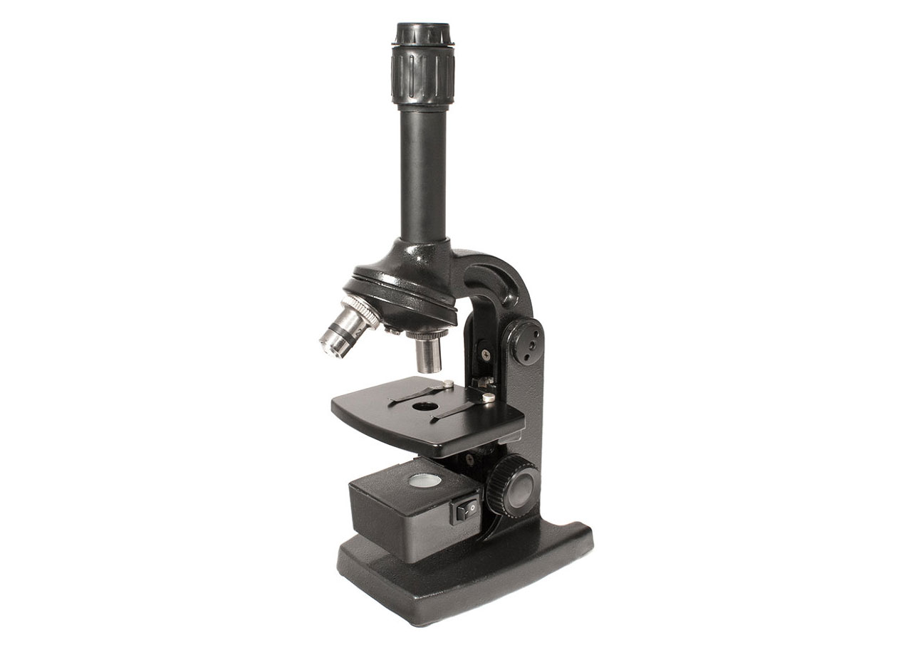 Микроскоп «Юннат 2П-1», черный, с подсветкой 76899 - фото 1