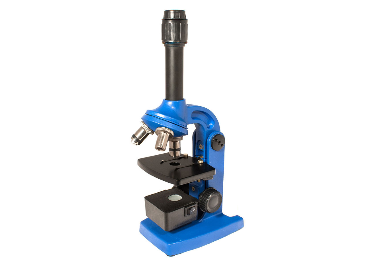 Микроскоп «Юннат 2П-3», синий, с подсветкой 76900 - фото 1