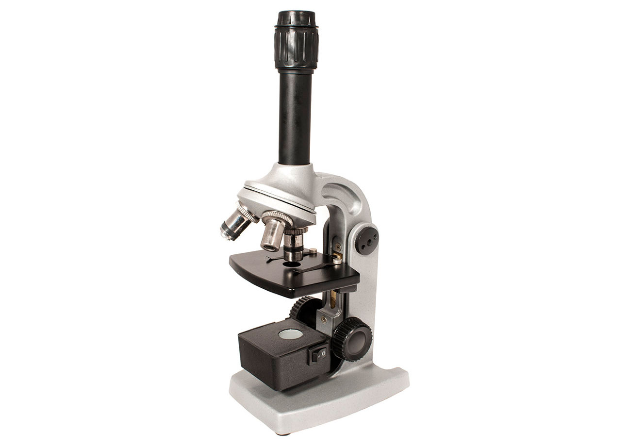Микроскоп «Юннат 2П-3», серебристый, с подсветкой 77035 - фото 1