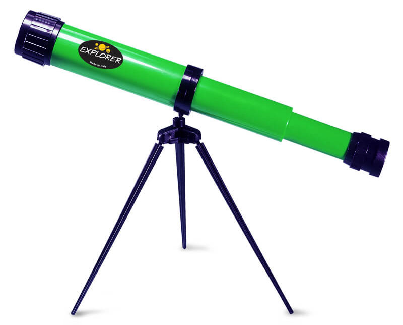 Телескоп детский настольный Navir 15x c дополнительной линзой на 25x, зеленый 77537 - фото 1