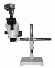 Цифровой микроскоп стереоскопический МСП-2 отраженного света на струбцине - фото 1