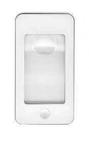 Лупа Kromatech карманная «Смартфон» 5/16x, 75х43 мм, с подсветкой (4 LED), белая G-188 72911 - фото 1