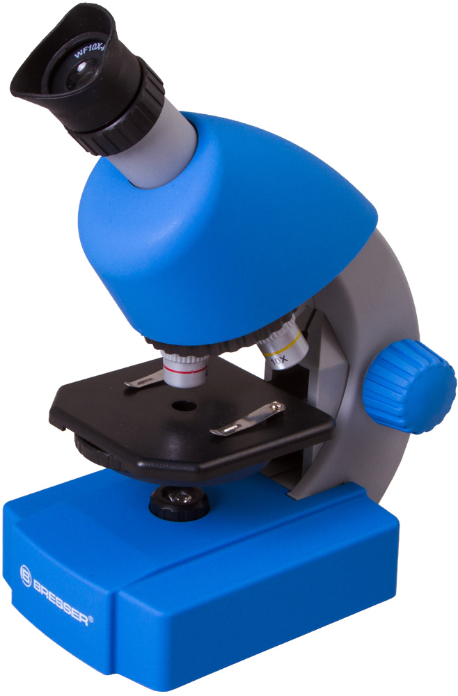 Микроскоп Bresser (Брессер) Junior 40x-640x, синий 70123 - фото 1