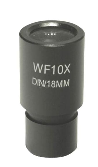 Окуляр 10x/18 (D23,2 мм) для микроскопов, с сеткой 39410 - фото 1
