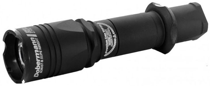 

Фонарь тактический Armytek Dobermann Pro Magnet USB, теплый свет