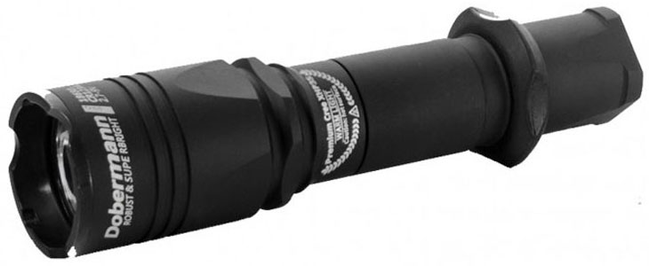 Фонарь тактический Armytek Dobermann, красный свет