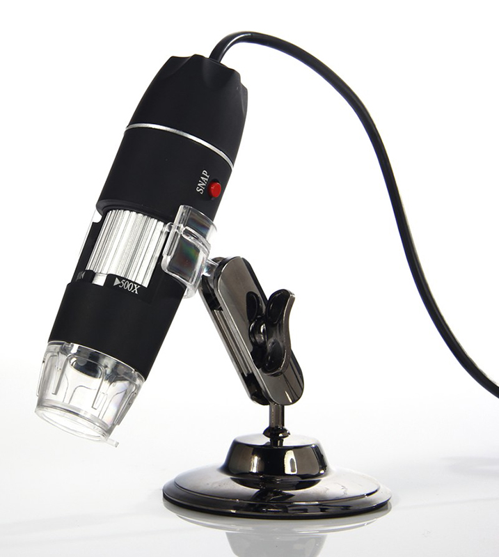

Микроскоп цифровой карманный Kromatech 50–500x USB, с подсветкой (8 LED)